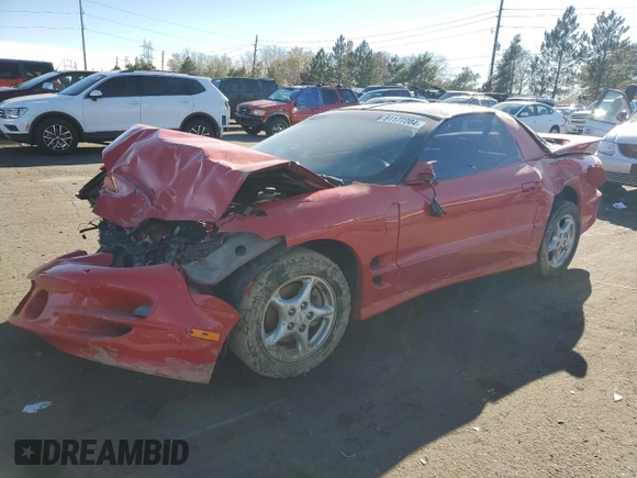 1999 Pontiac Firebird Formula with VIN 2G2FV22GXX2208367, listed as a Copart auction lot 81177204 with 82,649 mi miles and Salvage title. Bid and sale history available at DreamBid. Image 1.