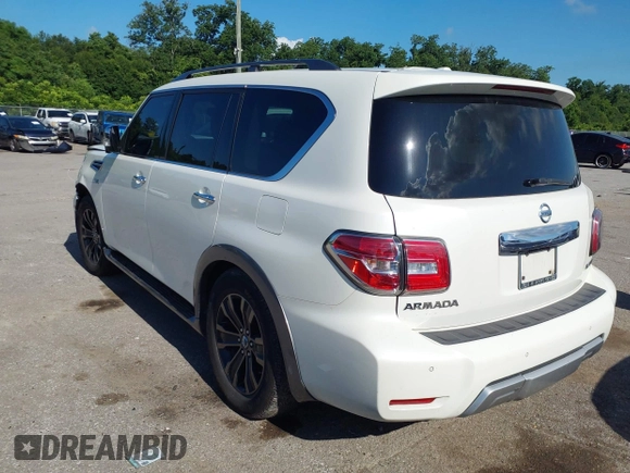 2017 Nissan Armada SV with VIN JN8AY2ND6H9005462, listed as a IAAI auction lot 42412817 with 131,513 mi miles and . Bid and sale history available at DreamBid. Image 3.
