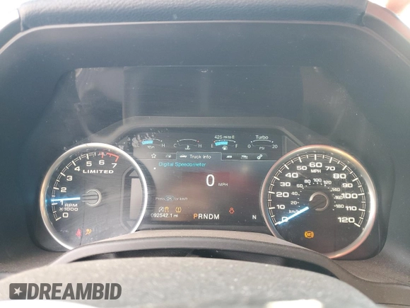 2018 Ford F-150 XL with VIN 1FTEW1EG3JFC45745, listed as a Copart auction lot 49292185 with 92,542 mi miles and Salvage Title. Bid and sale history available at carsss.com. Image 9.