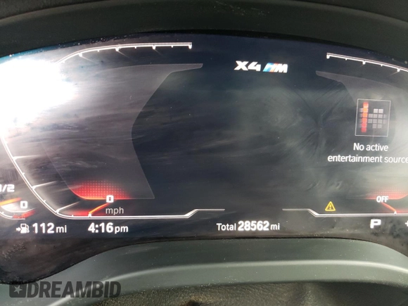 2021 BMW X4 M z VIN 5YMUJ0C01M9F02229, wystawiony jako Copart lot #50816634 z przebiegiem 28 562 mil mil oraz . Historia ofert i sprzedaży dostępna na DreamBid. Obrazek 9.
