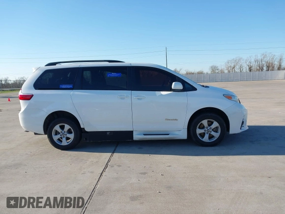 2019 Toyota Sienna LE Auto Access Seat with VIN 5TDKZ3DC7KS985028, listed as a IAAI auction lot 41757413 with 65,865 mi miles and . Bid and sale history available at DreamBid. Image 13.