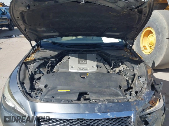 2015 Infiniti Q50 Premium with VIN JN1BV7AP8FM331055, listed as a IAAI auction lot 41828967 with 110,683 mi miles. Bid and sale history available at carsss.com. Image 10.