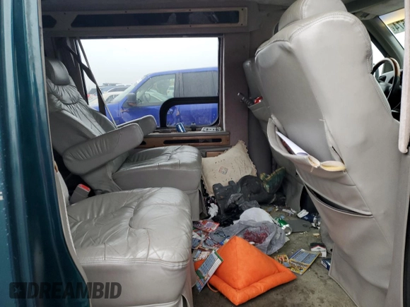 1998 GMC Savana Cargo Van YF7 with VIN 1GDFG15R5W1096726, listed as a Copart auction lot 83836574 with 0 mi miles and Salvage Title. Bid and sale history available at carsss.com. Image 10.