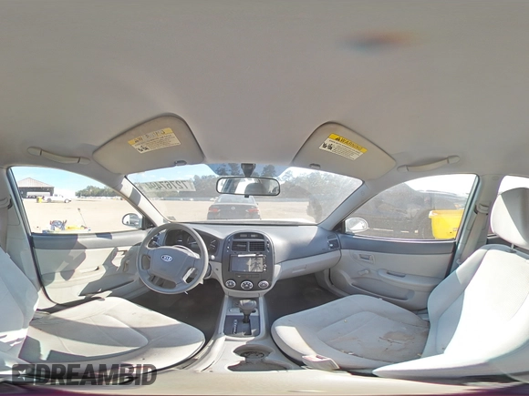 2009 Kia Spectra LX with VIN KNAFE221295606992, listed as a Copart auction lot 72767494 with 163,041 mi miles and Salvage Title. Bid and sale history available at carsss.com. Image 13.