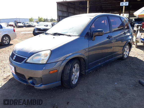 2006 Suzuki Aerio Premium z VIN JS2RC62HX65351004, wystawiony jako Copart lot #44656943 z przebiegiem Nie podano mil oraz Czysty tytuł • Clean title. Historia ofert i sprzedaży dostępna na DreamBid. Obrazek 1.
