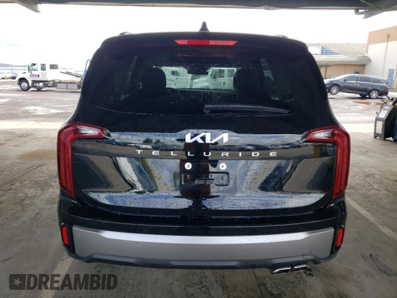 2025 Kia Telluride S with VIN 5XYP64GC6SG585586, listed as a Copart auction lot 56853485 with 12,252 mi miles and Salvage title. Bid and sale history available at DreamBid. Image 6.
