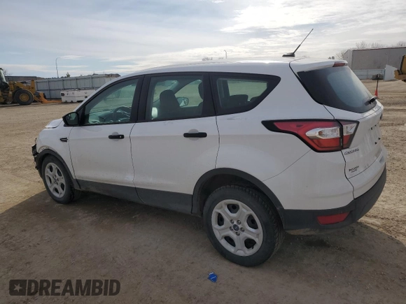 2018 Ford Escape S with VIN 1FMCU0F70JUC60202, listed as a Copart auction lot 46696365 with 97,236 mi miles and Salvage Title. Bid and sale history available at carsss.com. Image 2.