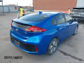 2018 Hyundai Ioniq Blue with VIN KMHC65LC9JU065210, listed as a IAAI auction lot 42087460 with 162,899 mi miles and . Bid and sale history available at DreamBid. Image 4.