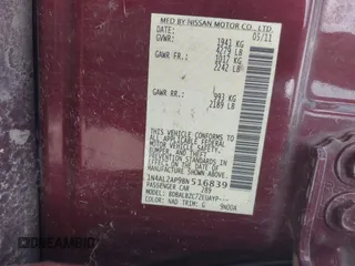 2011 Nissan Altima 2.5 S with VIN 1N4AL2AP9BN516839, listed as a IAAI auction lot 42031470 with 151,249 mi miles. Bid and sale history available at carsss.com. Image 9.