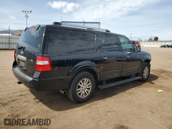 2012 Ford Expedition Max Limited with VIN 1FMJK2A58CEF15545, listed as a Copart auction lot 50229675 with 186,828 mi miles and Salvage title. Bid and sale history available at DreamBid. Image 3.