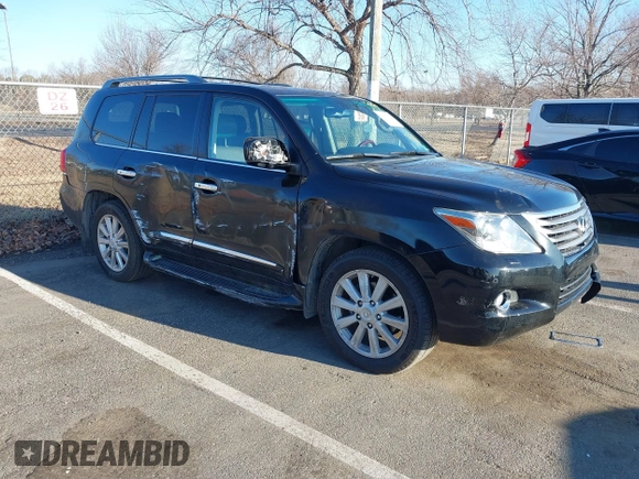2009 Lexus LX 570 with VIN JTJHY00W094032465, listed as a IAAI auction lot 41757069 with 395,307 mi miles and . Bid and sale history available at carsss.com. Image 1.