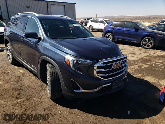 2018 GMC Terrain SLT with VIN 3GKALPEX5JL325116, listed as a Copart auction lot 46791435 with 98,385 mi miles and Salvage Title. Bid and sale history available at carsss.com. Image 14.