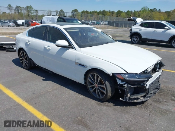 2020 Jaguar XE S with VIN SAJAE4FX8LCP65141, listed as a IAAI auction lot 41895834 with 54,677 mi miles and . Bid and sale history available at DreamBid. Image 1.