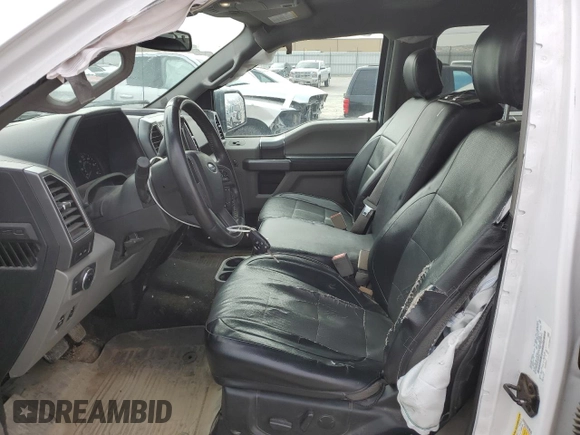 2020 Ford F-150 XL with VIN 1FTFW1E44LKE95435, listed as a Copart auction lot 50141445 with 258,266 mi miles and Salvage Title. Bid and sale history available at carsss.com. Image 7.