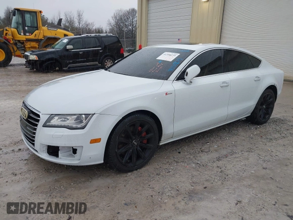 2014 Audi A7 Premium Plus z VIN WAUWGAFC0EN083417, wystawiony jako IAAI lot #41350273 z przebiegiem 163 402 mil mil oraz . Historia ofert i sprzedaży dostępna na DreamBid. Obrazek 2.