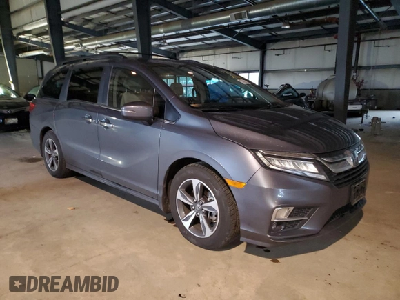 2020 Honda Odyssey Touring with VIN 5FNRL6H89LB015159, listed as a Copart auction lot 85996814 with 65,234 mi miles and Salvage Title. Bid and sale history available at DreamBid. Image 4.