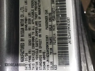 2024 Nissan Z Sport с VIN JN1BZ4AH2RM363287, выставлен на аукционе Copart как лот 45652825 с пробегом 8 737 миль миль и Списание • Salvage title. История ставок и продаж доступна на DreamBid. Изображение 12.