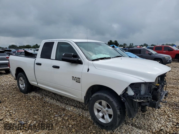 2022 Ram 1500 Tradesman with VIN 1C6RR7FG7NS199531, listed as a Copart auction lot 58174725 with 55,730 mi miles and Salvage title. Bid and sale history available at DreamBid. Image 4.