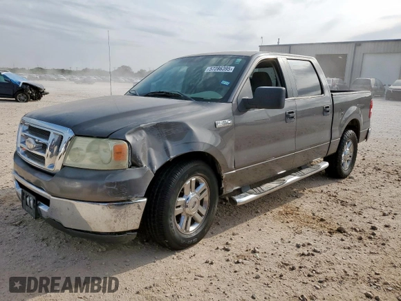 2008 Ford F-150 XL с VIN 1FTRW12W48FB19756, выставлен на аукционе Copart как лот 57286395 с пробегом 206 560 миль миль и Списание • Salvage title. История ставок и продаж доступна на DreamBid. Изображение 1.