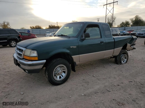 1998 Ford Ranger XL with VIN 1FTYR14X8WPA20082, listed as a Copart auction lot 81703004 with 182,608 mi miles and Salvage Title. Bid and sale history available at carsss.com. Image 1.
