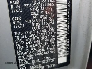 2016 Nissan Juke S z VIN JN8AF5MR5GT600566, wystawiony jako Copart lot #86518804 z przebiegiem 91 793 mil mil oraz Szkoda całkowita • Salvage title. Historia ofert i sprzedaży dostępna na DreamBid. Obrazek 13.