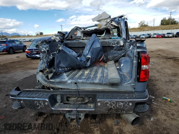 2015 GMC Sierra 2500HD SLT with VIN 1GT12ZE8XFF604369, listed as a Copart auction lot 78880784 with Not provided miles and Salvage title. Bid and sale history available at DreamBid. Image 6.