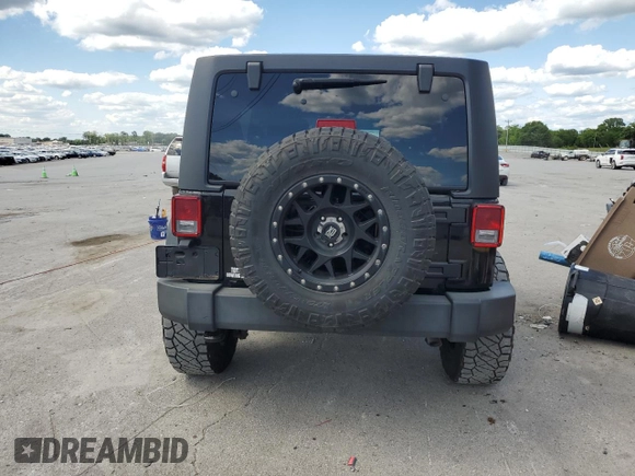 2018 Jeep Wrangler Unlimited Sport S with VIN 1C4HJWDG9JL929128, listed as a Copart auction lot 56760154 with 58,579 mi miles and Salvage title. Bid and sale history available at DreamBid. Image 6.