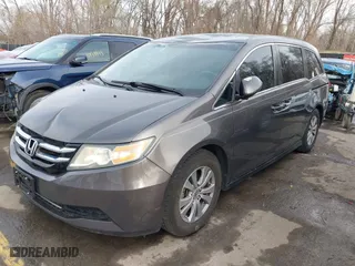 2015 Honda Odyssey EX with VIN 5FNRL5H44FB116511, listed as a IAAI auction lot 41843349 with 174,051 mi miles. Bid and sale history available at carsss.com. Image 2.