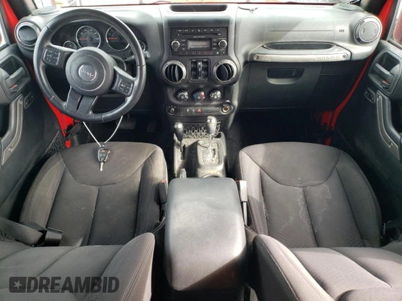 2015 Jeep Wrangler Unlimited Willys Wheeler with VIN 1C4BJWDG2FL542045, listed as a Copart auction lot 52903465 with 86,205 mi miles and Clean Title. Bid and sale history available at DreamBid. Image 8.