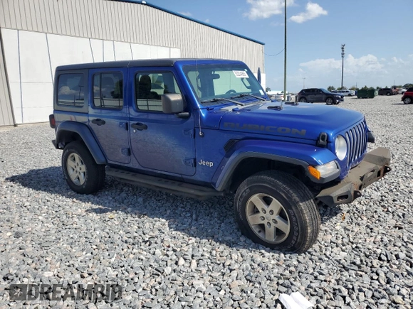 2019 Jeep Wrangler Unlimited Sahara with VIN 1C4HJXEN9KW592821, listed as a Copart auction lot 63204995 with 134,170 mi miles and Non repairable. Bid and sale history available at DreamBid. Image 4.