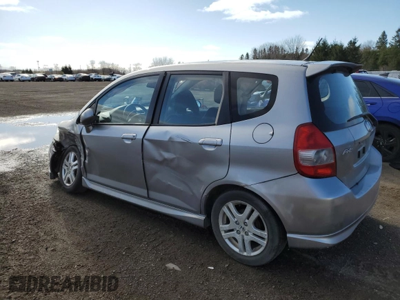 2007 Honda Fit Sport z VIN JHMGD38637S811995, wystawiony jako Copart lot #54436085 z przebiegiem 143 806 mil mil oraz Czysty tytuł • Clean title. Historia ofert i sprzedaży dostępna na DreamBid. Obrazek 2.