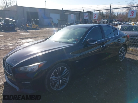 2014 Infiniti Q50 Premium with VIN JN1AV7AR7EM700161, listed as a IAAI auction lot 41973223 with 218,288 mi miles and . Bid and sale history available at carsss.com. Image 17.