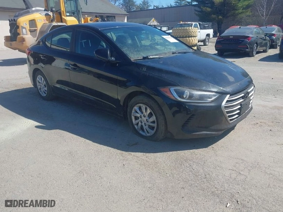 2018 Hyundai Elantra SE with VIN KMHD74LF6JU489417, listed as a IAAI auction lot 42060644 with 116,488 mi miles. Bid and sale history available at carsss.com. Image 1.