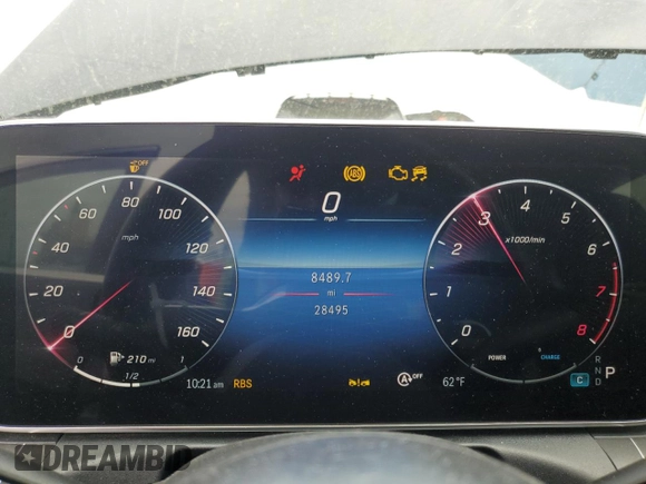 2023 Mercedes-Benz C 300 with VIN W1KAF4GB9PR093775, listed as a Copart auction lot 54954735 with 28,495 mi miles and Salvage title. Bid and sale history available at DreamBid. Image 9.
