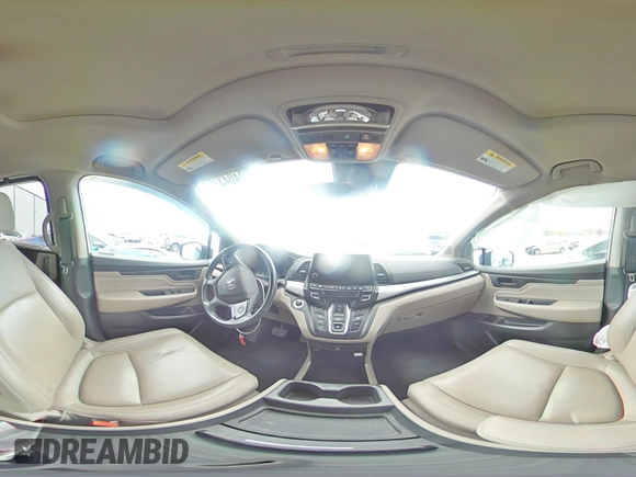 2020 Honda Odyssey Touring with VIN 5FNRL6H8XLB019365, listed as a Copart auction lot 52404335 with 59,486 mi miles and Salvage Title. Bid and sale history available at DreamBid. Image 15.