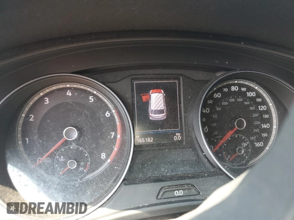 2019 Volkswagen Atlas SE with VIN 1V2UR2CA1KC511109, listed as a Copart auction lot 61486975 with 165,182 mi miles and Salvage title. Bid and sale history available at DreamBid. Image 9.