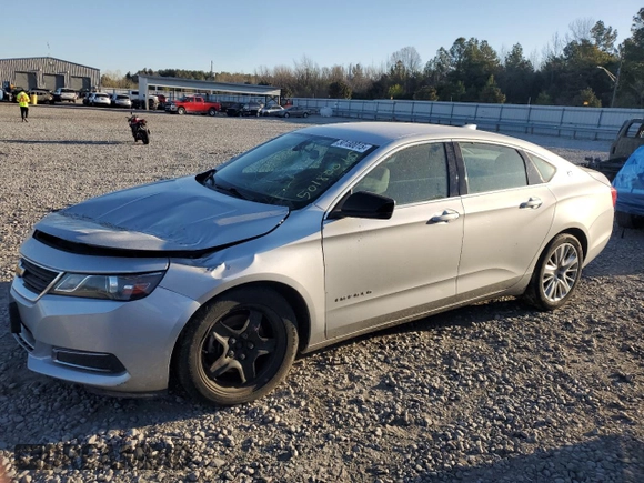 2015 Chevrolet Impala LS with VIN 2G11Z5SLXF9242980, listed as a Copart auction lot 50180015 with 152,762 mi miles and Salvage Title. Bid and sale history available at DreamBid. Image 1.
