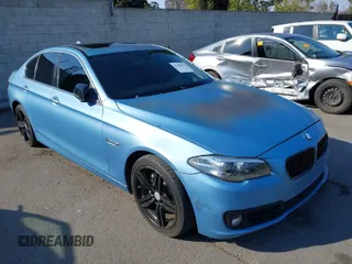 2015 BMW 5 Series 535i with VIN WBA5B1C50FD920397, listed as a IAAI auction lot 41459879 with 172,259 mi miles and . Bid and sale history available at carsss.com. Image 1.