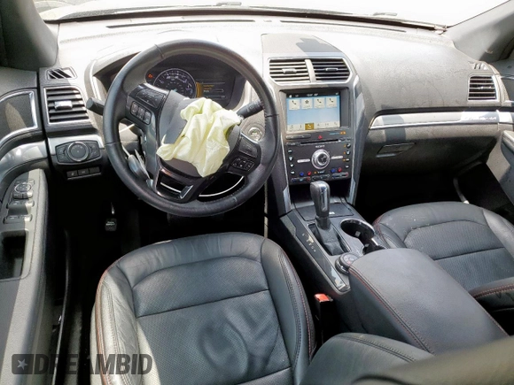 2018 Ford Explorer Sport with VIN 1FM5K8GT7JGB54689, listed as a Copart auction lot 59528925 with 53,018 mi miles and Salvage title. Bid and sale history available at DreamBid. Image 8.