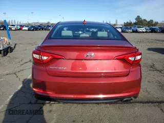 2016 Hyundai Sonata SE with VIN 5NPE24AF9GH323096, listed as a Copart auction lot 87087964 with 52,770 mi miles and Salvage Title. Bid and sale history available at carsss.com. Image 6.