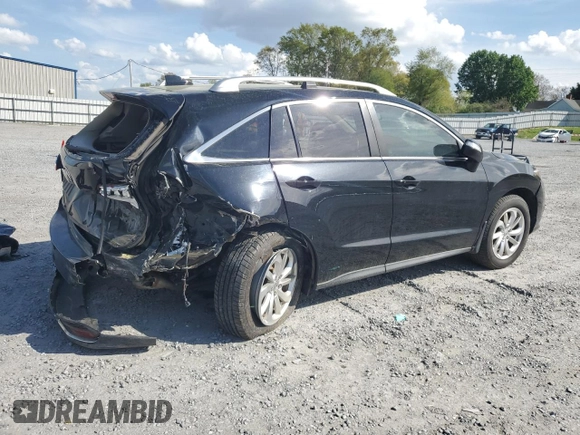 2017 Acura RDX Technology with VIN 5J8TB3H56HL000508, listed as a Copart auction lot 51961065 with 67,442 mi miles and Salvage Title. Bid and sale history available at DreamBid. Image 3.