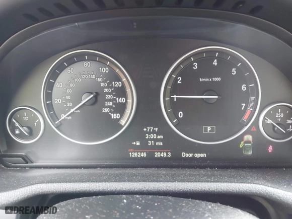 2013 BMW X3 xDrive28i with VIN 5UXWX9C57D0A13000, listed as a IAAI auction lot 41070011 with 126,246 mi miles. Bid and sale history available at carsss.com. Image 7.