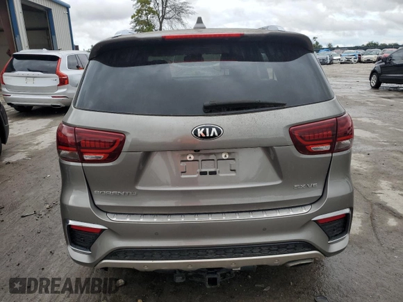 2019 Kia Sorento SX V6 with VIN 5XYPKDA56KG519366, listed as a Copart auction lot 71589584 with 0 mi miles and Clean Title. Bid and sale history available at carsss.com. Image 6.