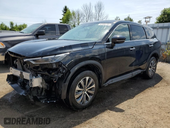 2024 Infiniti QX60 Pure with VIN 5N1DL1ES7RC337412, listed as a Copart auction lot 62099795 with 24,993 mi miles and Clean title. Bid and sale history available at DreamBid. Image 1.