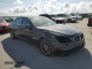 2014 BMW 7 Series ALPINA B7 with VIN WBAYE8C53ED135089, listed as a Copart auction lot 57943575 with 100,096 mi miles and Salvage title. Bid and sale history available at DreamBid. Image 4.