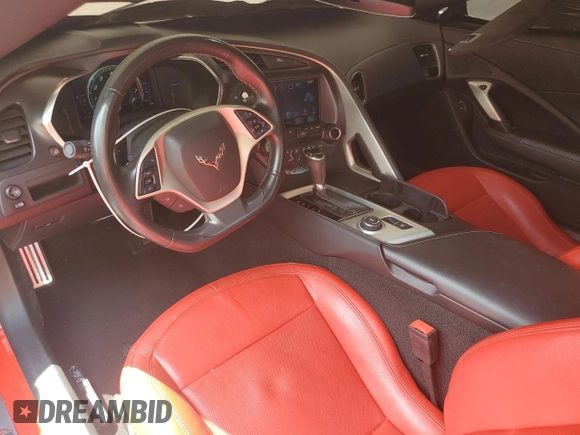 2019 Chevrolet Corvette 1LT с VIN 1G1YB2D74K5109933, выставлен на аукционе Copart как лот 64104535 с пробегом 21 625 миль миль и Списание • Salvage title. История ставок и продаж доступна на DreamBid. Изображение 8.