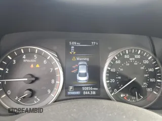 2021 Infiniti Q50 Signature Edition with VIN JN1EV7CP9MM703669, listed as a Copart auction lot 54861195 with 50,856 mi miles and Salvage title. Bid and sale history available at DreamBid. Image 9.