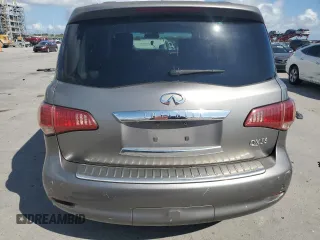 2011 Infiniti QX56 7-passenger with VIN JN8AZ2NF5B9504257, listed as a Copart auction lot 79693794 with 178,486 mi miles and Clean Title. Bid and sale history available at carsss.com. Image 6.