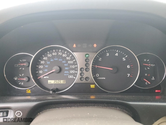 2004 Toyota Land Cruiser with VIN JTEHT05JX42067402, listed as a Copart auction lot 88976025 with 350,518 mi miles and Salvage Title. Bid and sale history available at carsss.com. Image 9.
