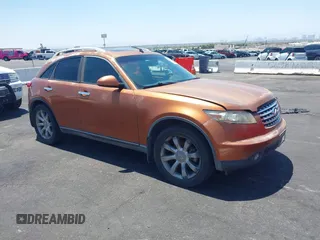 2004 Infiniti FX with VIN JNRBS08W44X402192, listed as a IAAI auction lot 42697664 with 271,778 mi miles and . Bid and sale history available at DreamBid. Image 1.